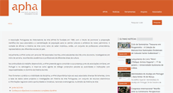 Desktop Screenshot of apha.pt